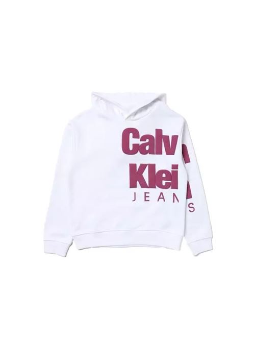 BLOWN-UP LOGO FLEECE HOODIE CALVIN KLEIN JEANS | IB0IB01860/YAF